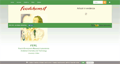 Desktop Screenshot of foodchem.it