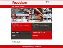 Tablet Screenshot of foodchem.cn